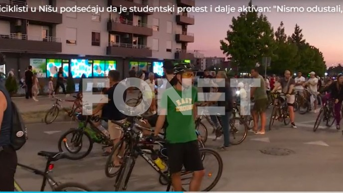 Završen protest u Nišu